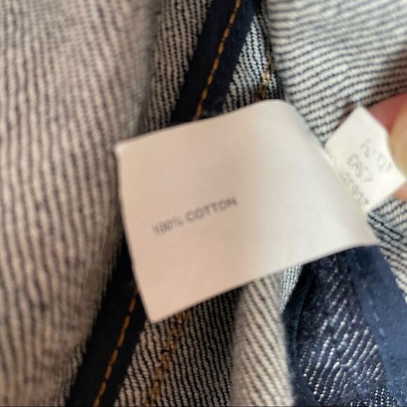 GAP Vintage jean jacket with nautical military sailor suit styling dark Wash XS - Picture 11 of 13